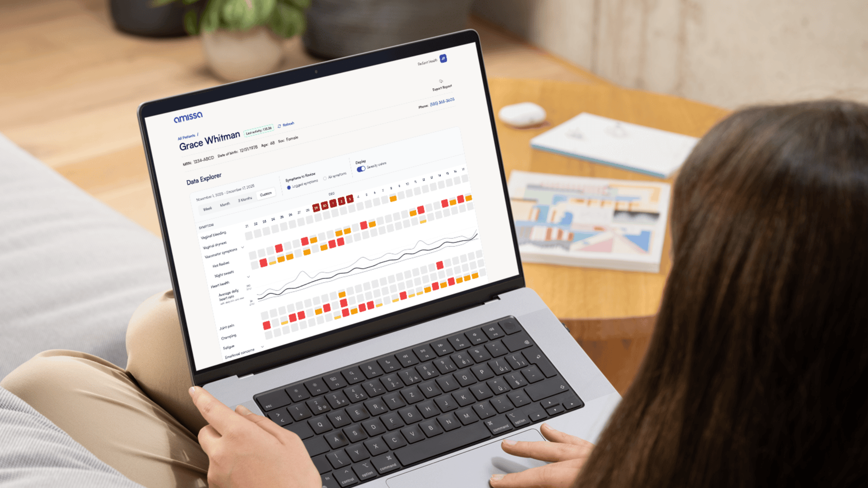 Amissa Clincian Dashboard